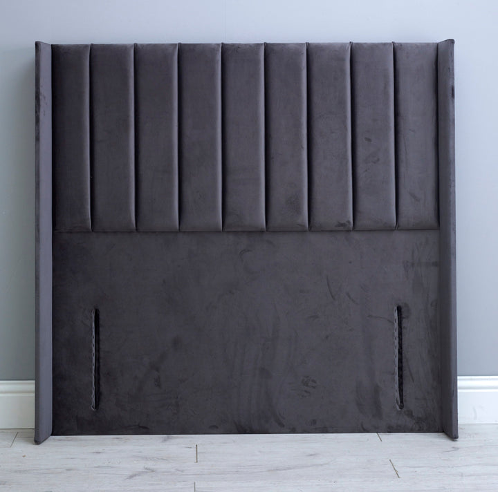 Amelia Wing Vertical Lined Floor Standing Headboard 54