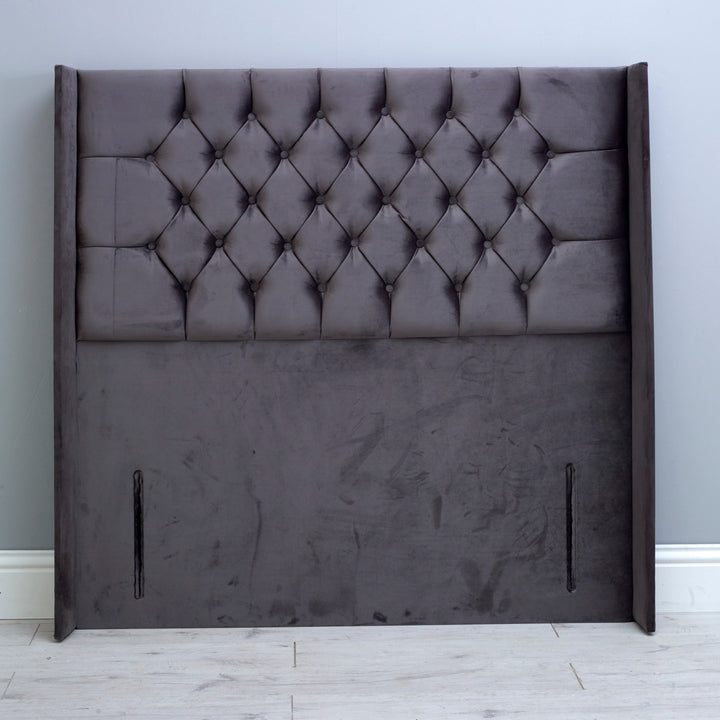 Chesterfield Wing Floor Standing Headboard – 54" Tall