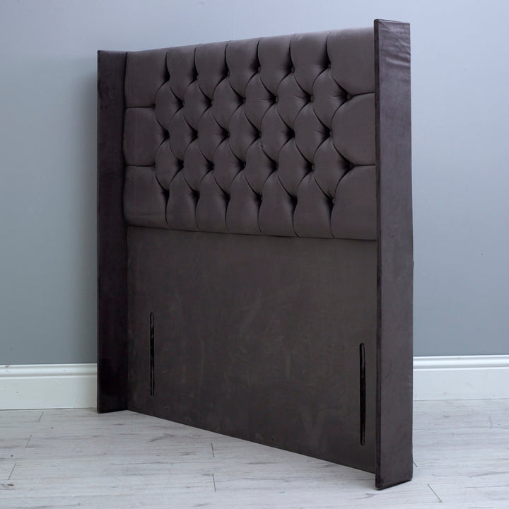 Chesterfield Wing Floor Standing Headboard – 54" Tall