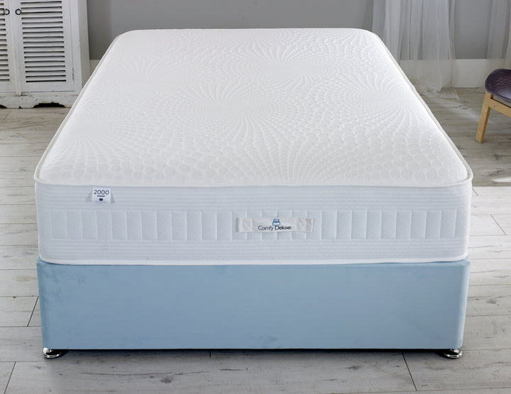 Lilly Pocket Cool Blue Mattress Encapsulated Support & Comfort