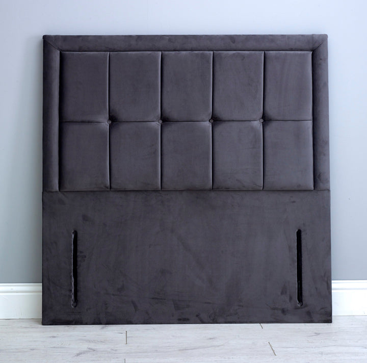 Venice Cube Floor Standing Headboard – 54" Upholstered Bed