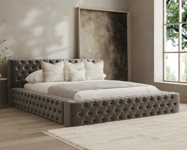 Elizabeth Ambassador Upholstered Bed Frame with Storage