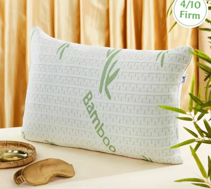 Classic Bamboo Memory Foam Pillow for Comfort & Support