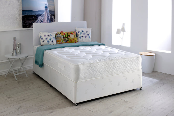 Windsor Divan Bed Set with Medium Firm Orthopaedic Mattress