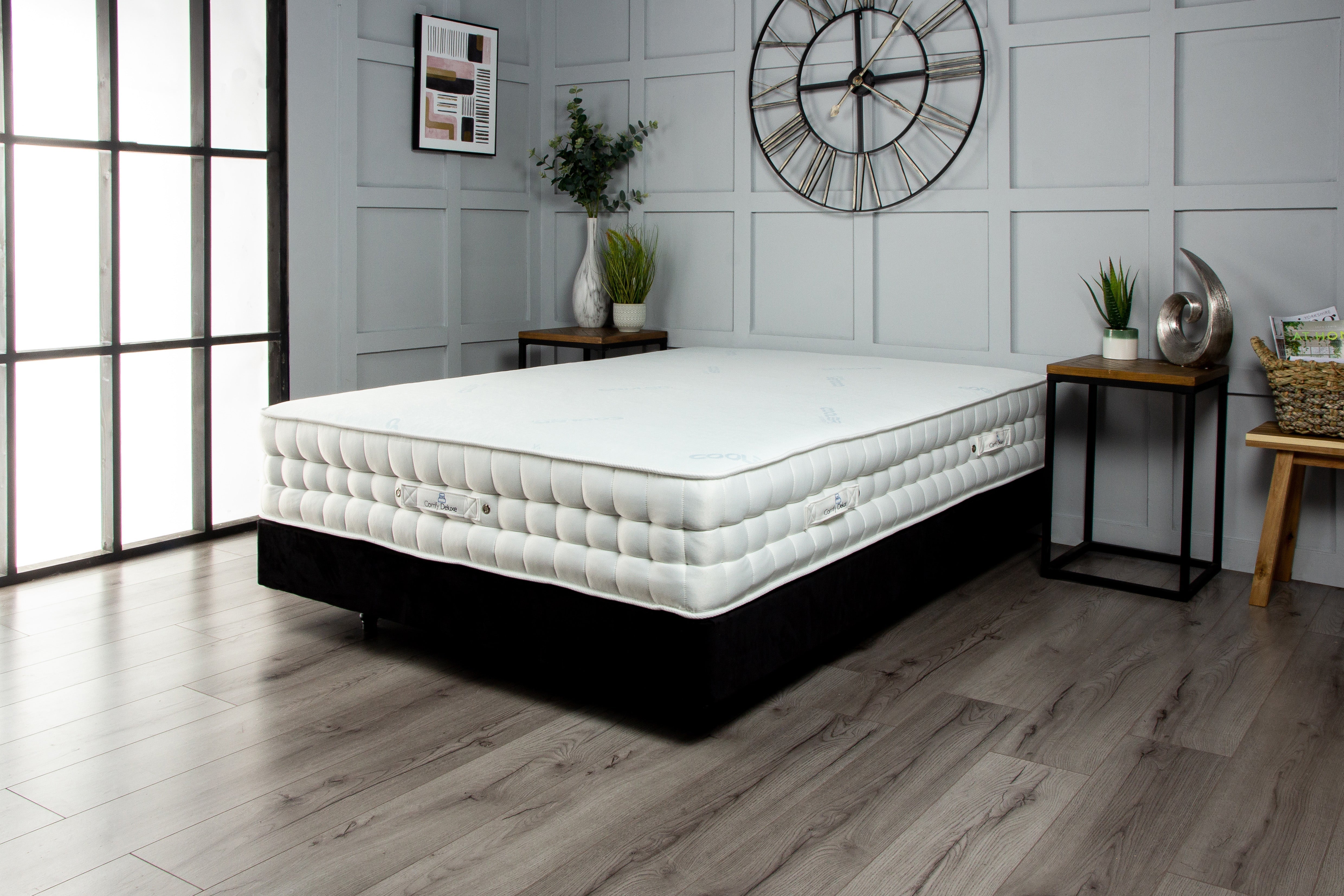 Alaska Cool Blue Pocket Sprung Handstitched Cooling Mattress