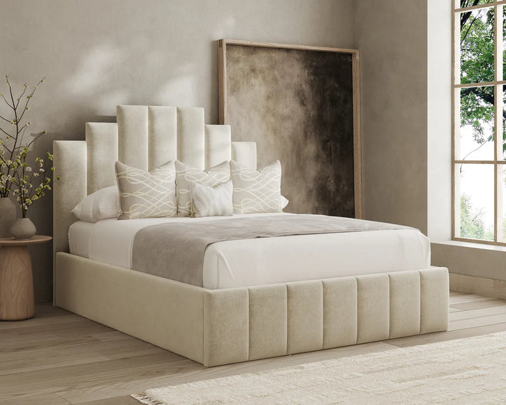 Art Décor Tower Bed Frame – Luxury Upholstered Bed in All Sizes