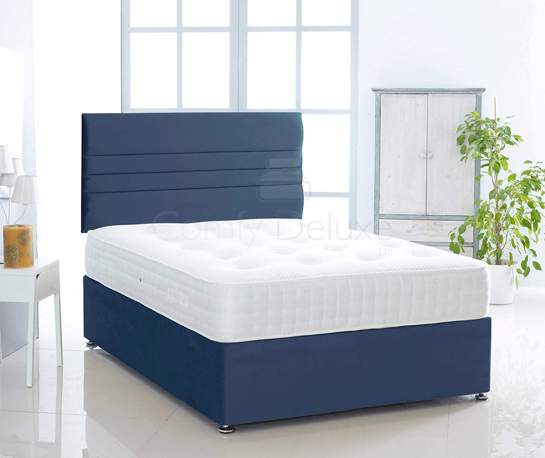 Silk Verona Divan Bed Set With Pocket Sprung Mattress And Headboard