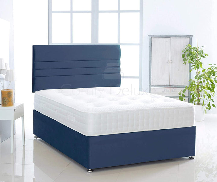 Silk Verona Divan Bed Set With Pocket Sprung Mattress And Headboard