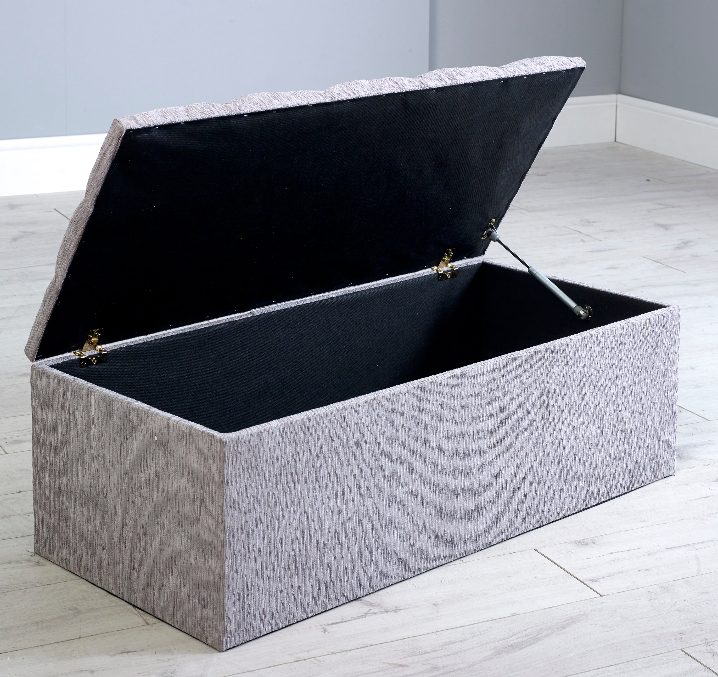 Cubed Gas Lift Ottoman Bed with Blanket Storage Box