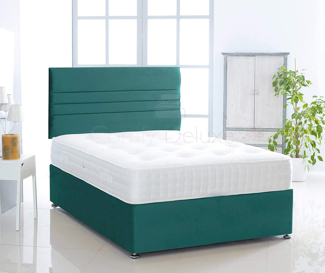Silk Verona Divan Bed Set With Pocket Sprung Mattress And Headboard