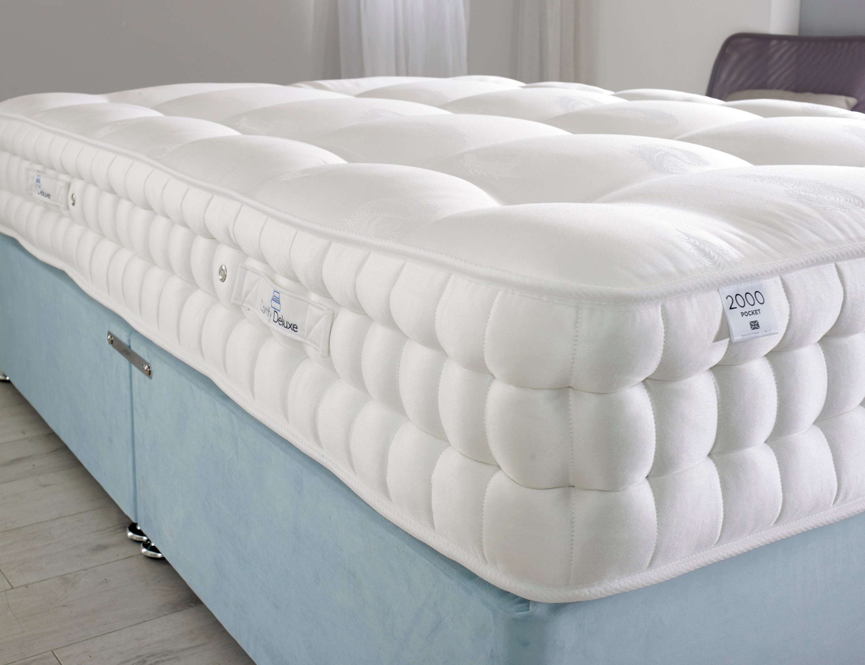 Isaac Hand Side Stitched Natural Filling Pocket Mattress