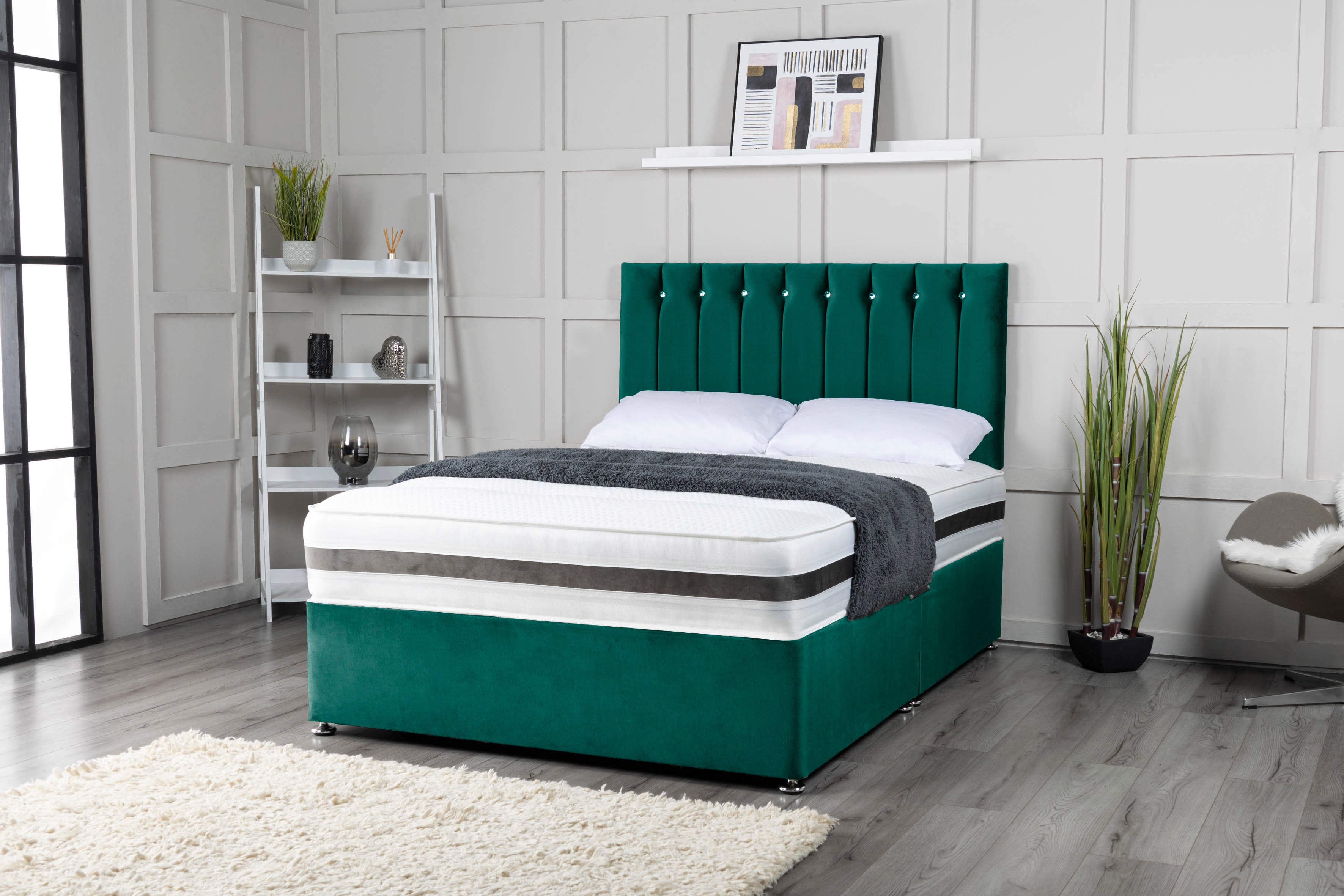 Florence Divan Bed Set With Mattress Options