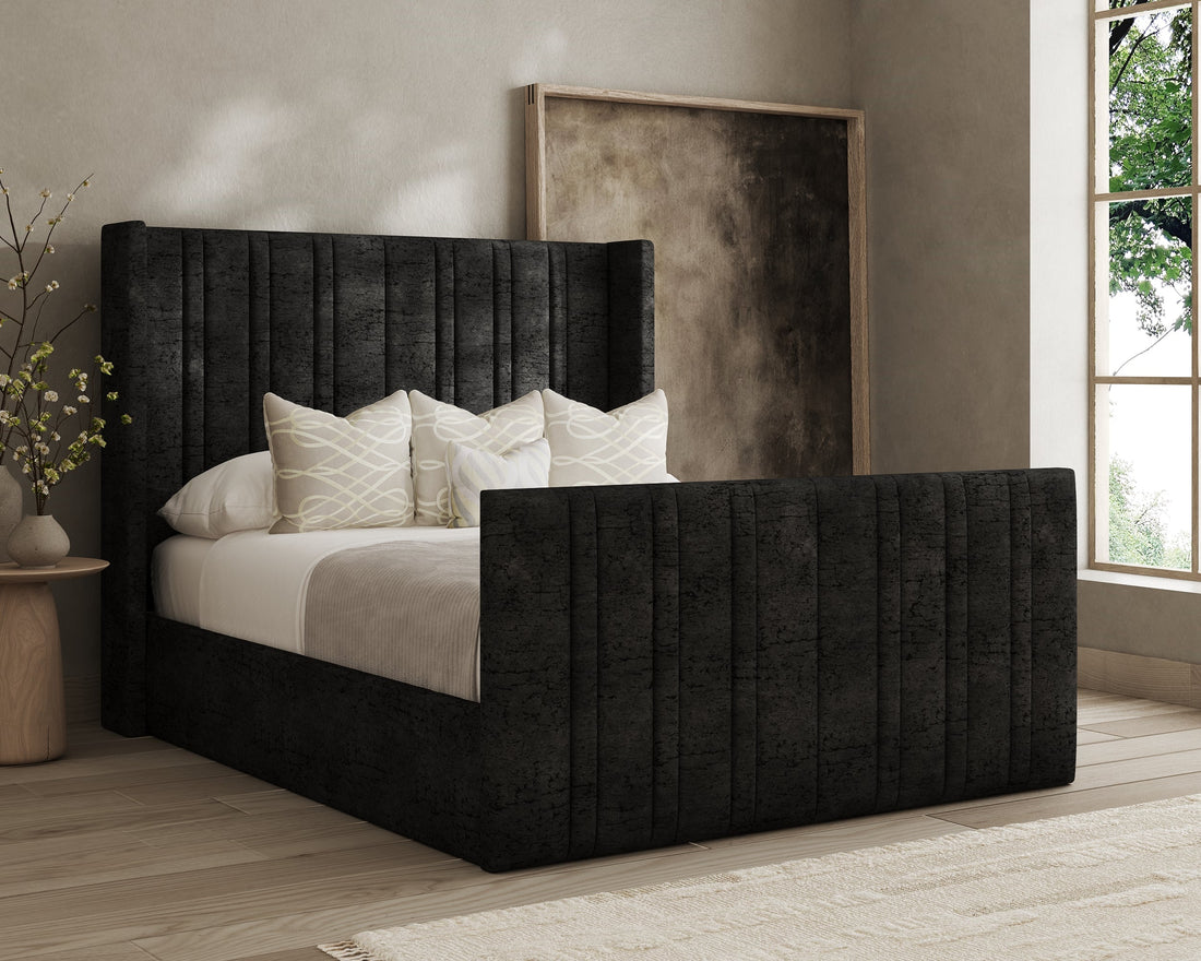 Luxe Winged Bed Frame