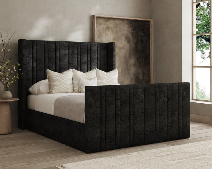 Luxe Winged Bed Frame
