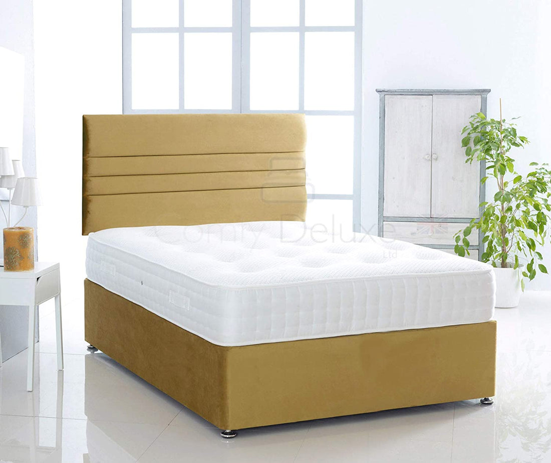 Silk Verona Divan Bed Set With Pocket Sprung Mattress And Headboard