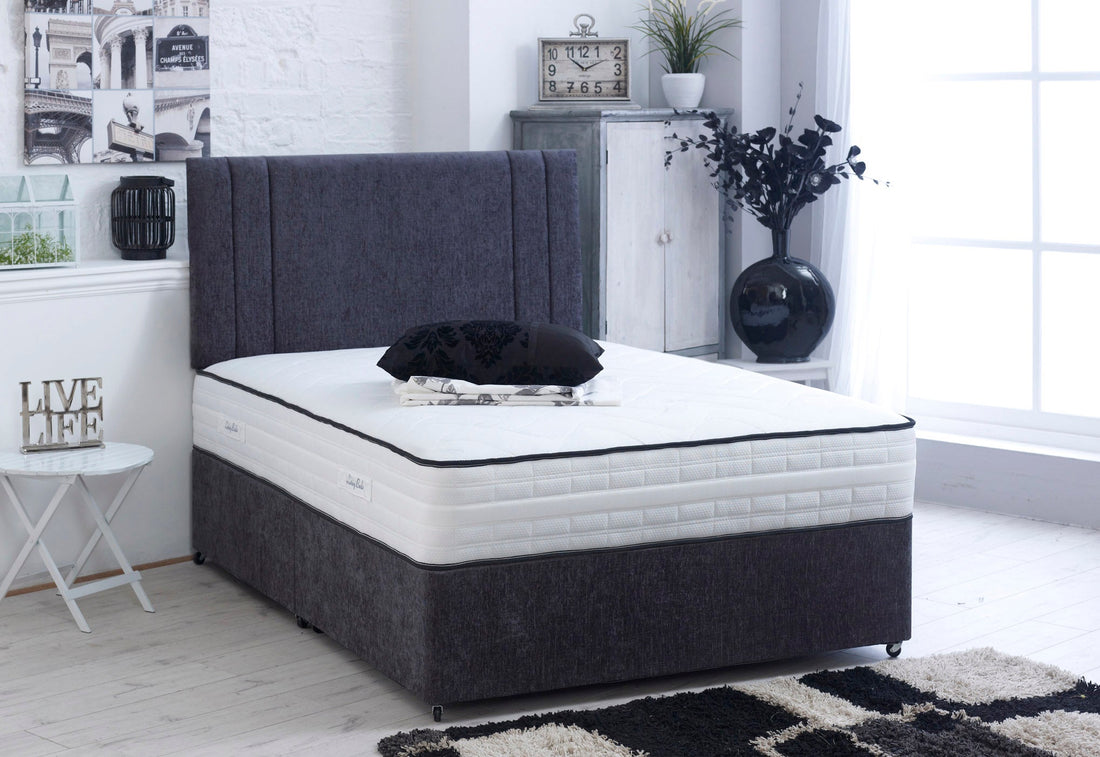 Royal Divan Bed Set With Pocket Sprung Mattress And Headboard