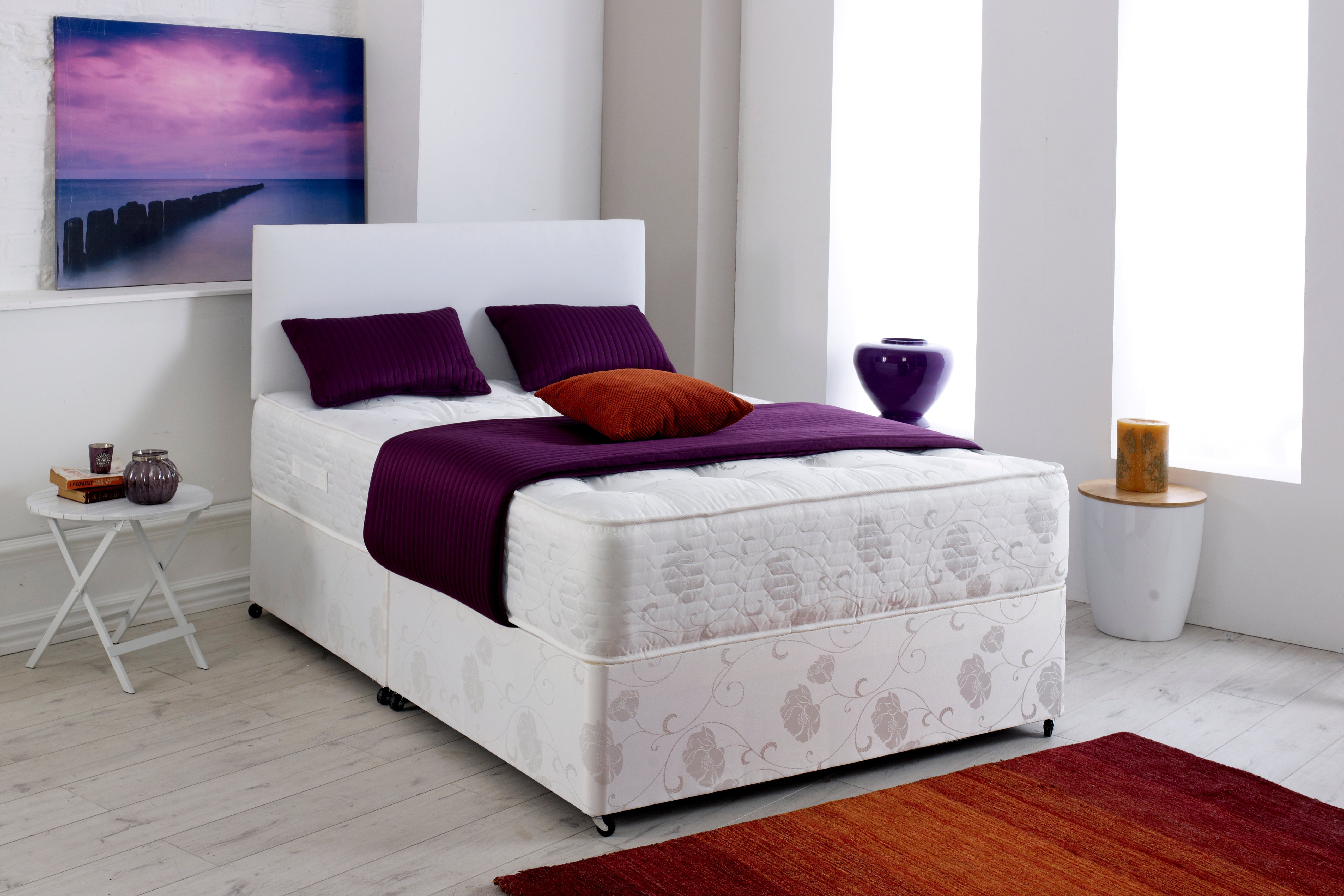 Hilton Divan Bed Set – Firm Orthopaedic Mattress & Headboard