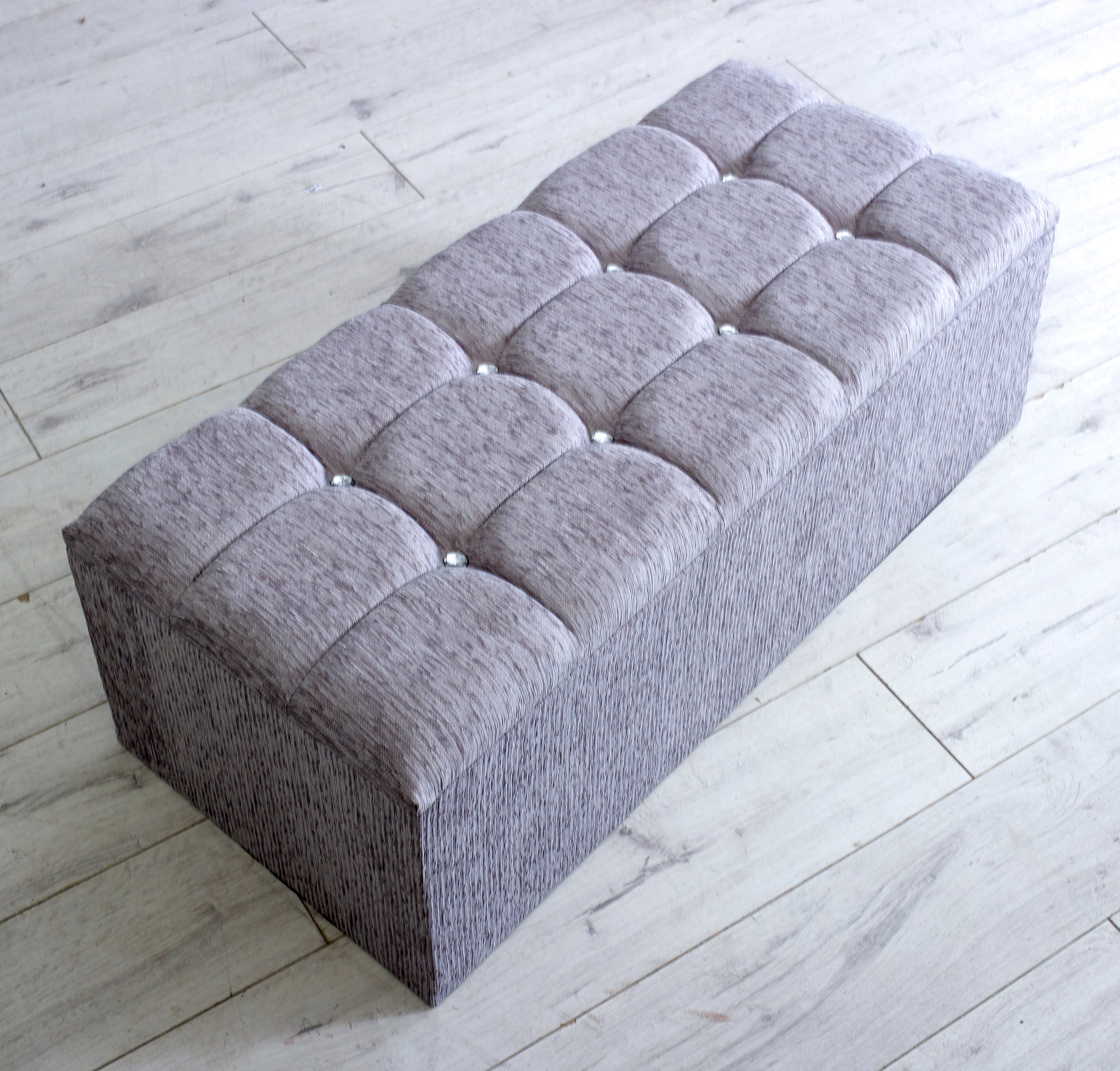 Cubed Gas Lift Ottoman Bed with Blanket Storage Box