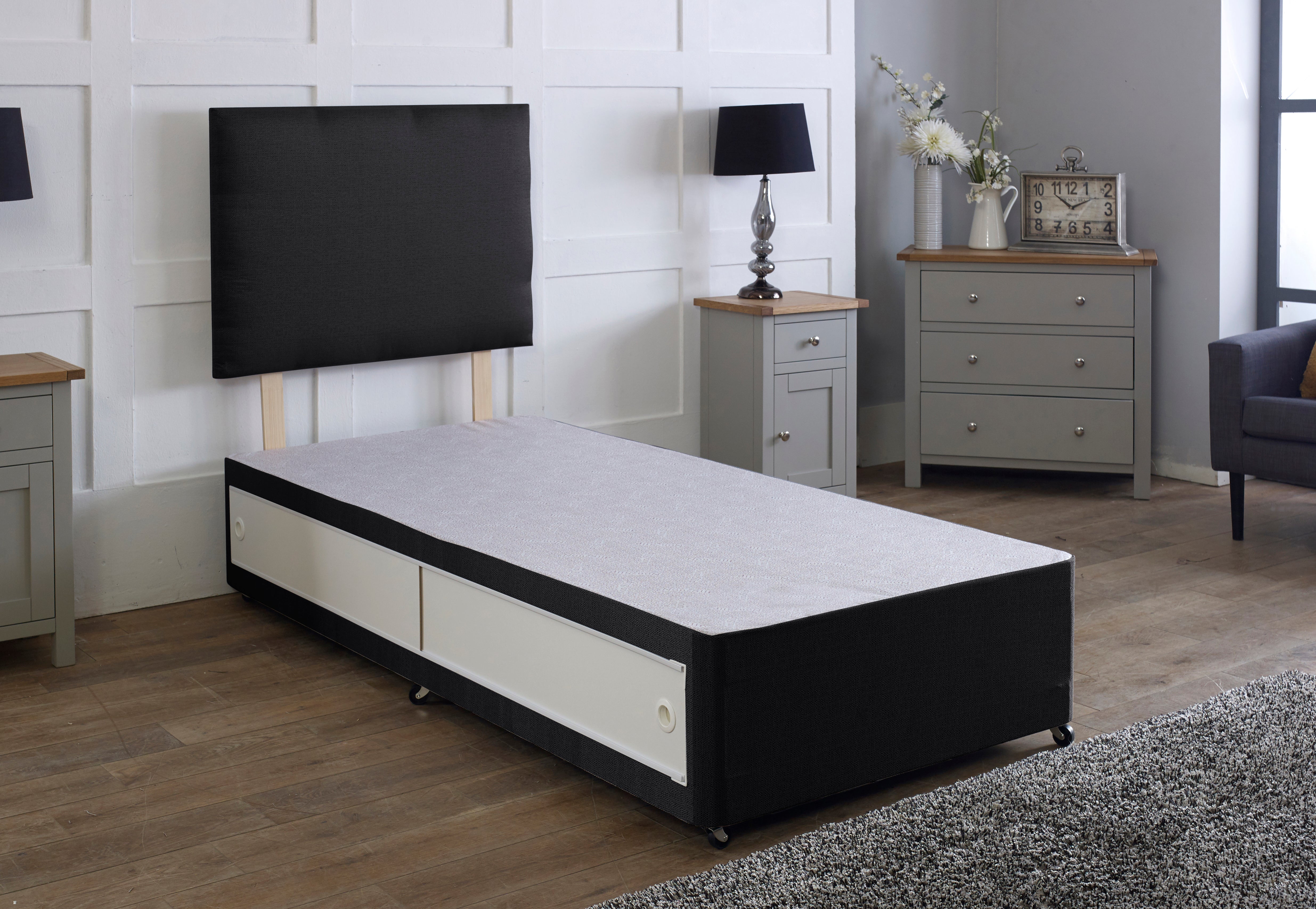 Children's Slider Storage Bed  Finished With A 26'' Headboard With Bonnell Sprung Mattress