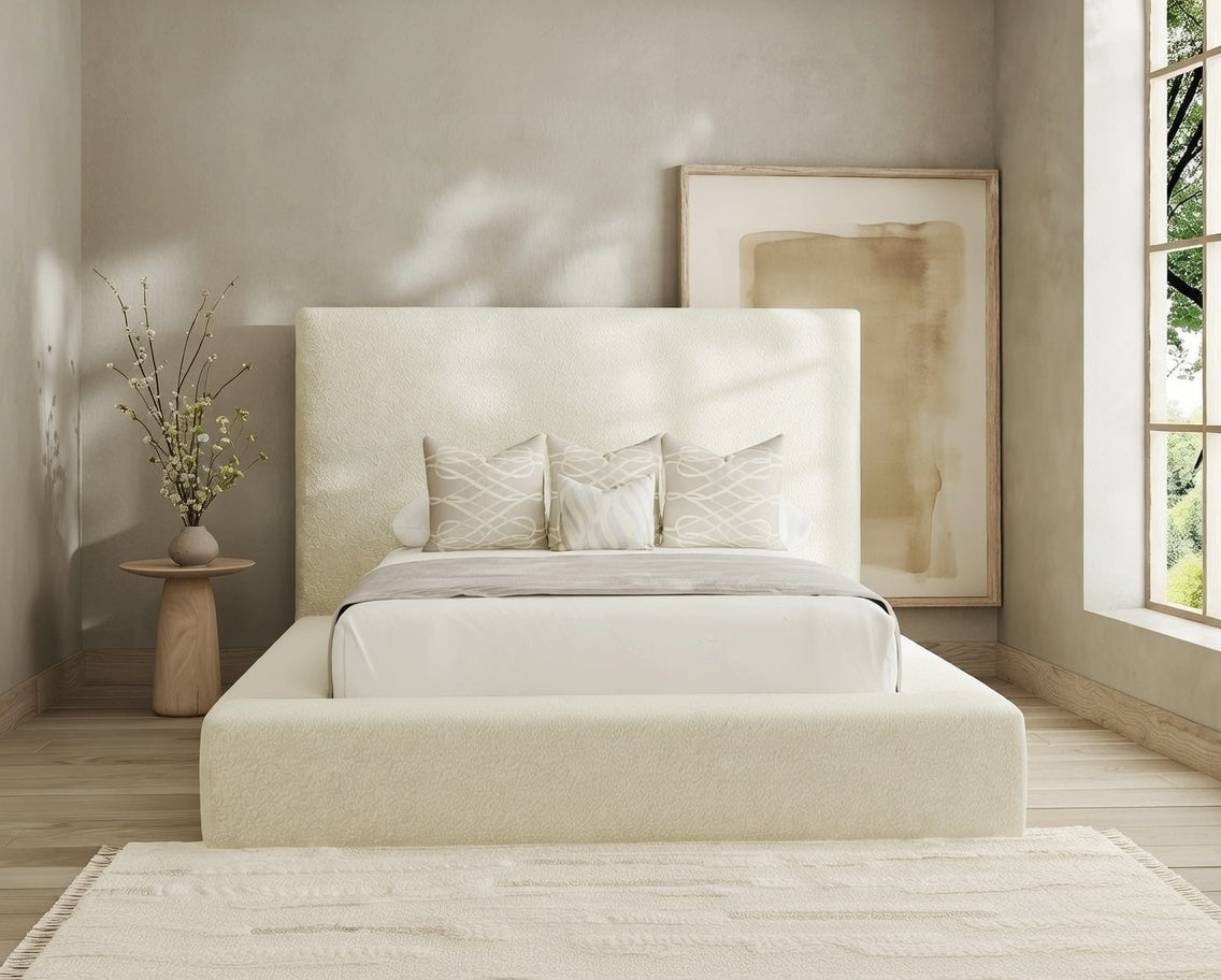 Cloud Boucle Bed Frame