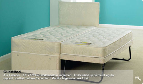 Gatsby Trundle Bed with Memory Sprung Mattress & Headboard
