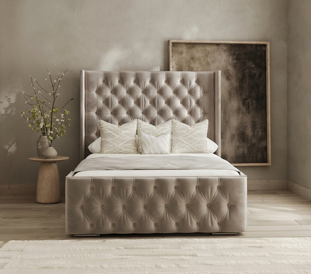 Moscow Wingback Bed Frame